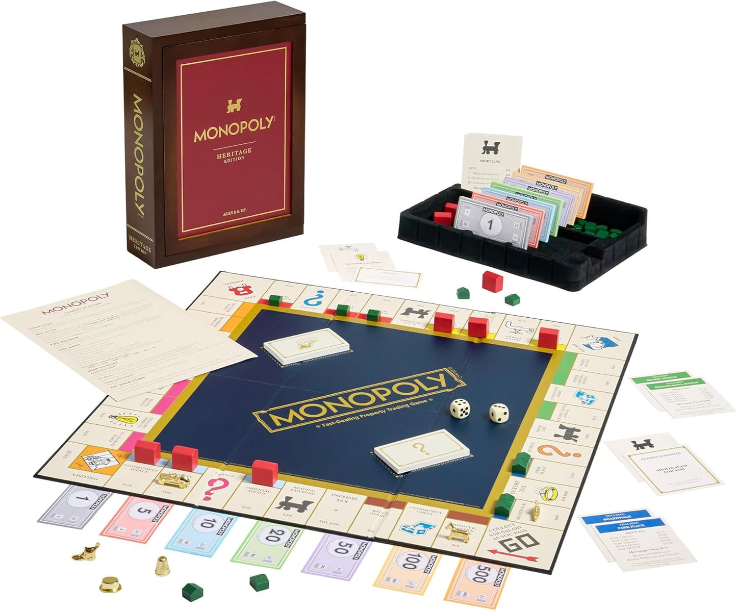 WS Game Company Monopoly Heritage Edition Board Game