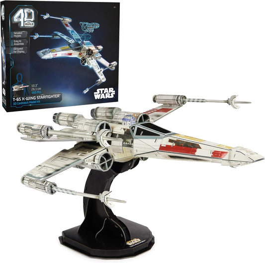 4D Build Star Wars T-65 X-Wing Starfighter 3D Model Kit