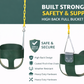 LittleLift Heavy-Duty High Back Full Bucket Toddler Swing Seat