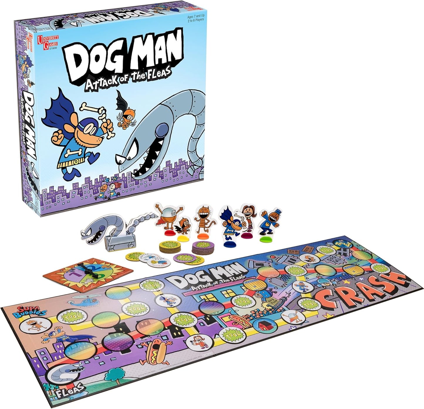 University Games Dog Man: Attack of The Fleas Game (UG-07010)