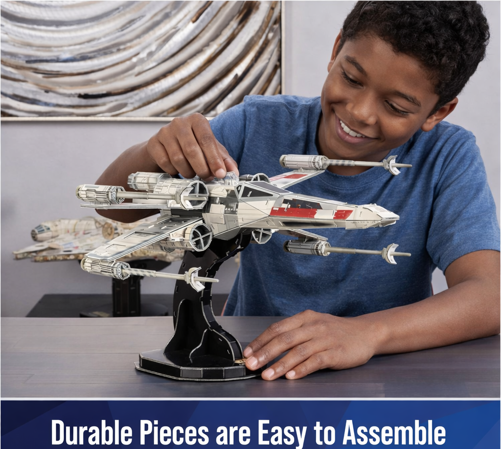 4D Build Star Wars T-65 X-Wing Starfighter 3D Model Kit